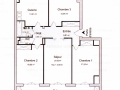 Appartement colocation -T4 - 96 m2 - Bellegarde-sur-Valserine plan 2D